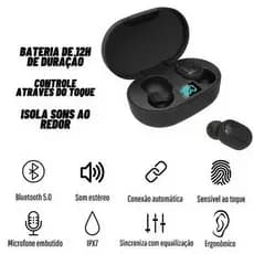 Redmi Airdots Pro 2 – Fone Bluetooth TWS com Estojo Inteligente