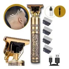 Máquina de Barbear Dragão com Lâminas de Aço Inoxidável 110/220V