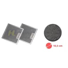 Kit 02 Filtros Tela + Filtro Carvão Depurador SLIM SUGGAR 27,8 x 31,6 cm