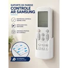 Suporte Ar Samsung – Suporte Parede para Controle de Ar-Condicionado Fixação com Fita