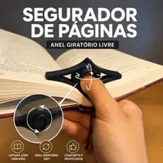Anel para leitura - Segurador de Páginas Para Livros - Anel para segurar páginas