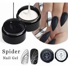Spider Gel Teia De Aranha Unha Desenhos Estilo Elástico Decoração De Unhas Gel