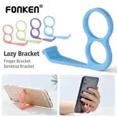 Fonken 5PCS/Set Mobile Phone Grip Holder Finger Ring Support Suporte De Anel De Dedo Plástico Para Montagem Em Desktop Celular