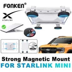 Fonken Suporte De Janela Traseira Para Teto Solar De Carro Com Montagem Magnética Acessórios Starlink Mini