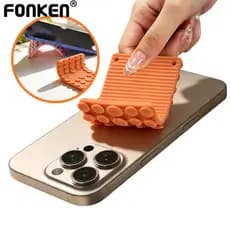 Fonken Telefones Celulares Ventosa De Silicone Quadrado Celular Caso De Face Única Ventosas Suporte Antiderrapante Monta