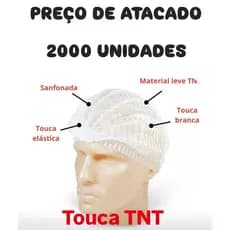 2000 Touca TNT Descartáveis preço ATACADO