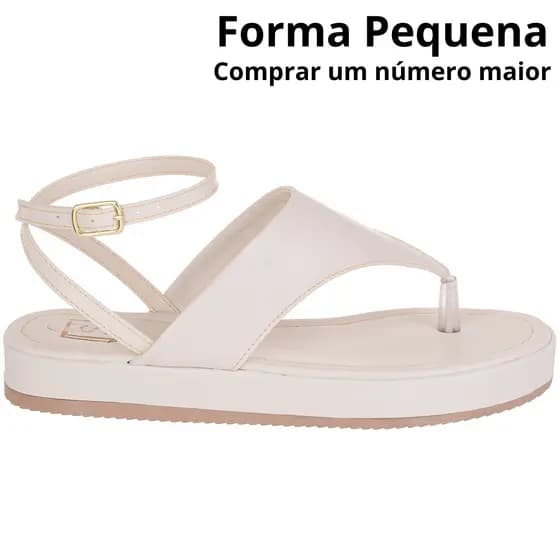 Sandália Flatform Feminina Asa Delta Plana Moderna Confortável