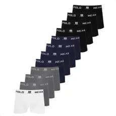 kit Cuecas Boxer Masculina Box Microfibra Original Reebok Sem Costura 12 Unidades