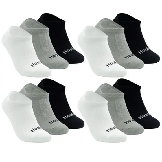 Meia Soquete Cano Invisivel Kit 12 Pares Meia Socket Esportiva Academia Caminhada Algodão Unissex