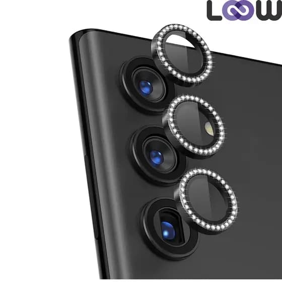 Kit Películas Lente Para Samsung Galaxy A15 5G 4G Câmera Proteção Com Brilho Brilhante Strass