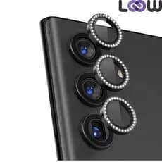 Kit Películas Lente Para Samsung Galaxy S23 FE 2023 Câmera Proteção Com Brilho Brilhante Strass