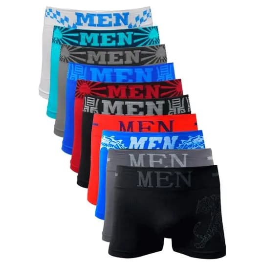 Kit 10 Cuecas Boxer Infantil Juvenil Atacado