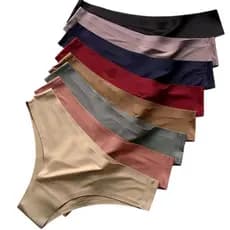Kit Calcinhas Tanga Confortável Não Marca Na Roupa Poliamida Leve