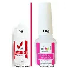 cola para unha postics tips alongamento VIVI com pincel 5g ou 10g a escolher