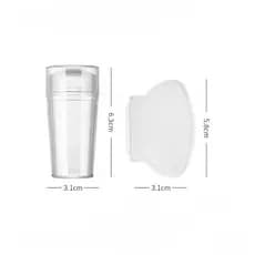 Carimbo De Unha Silicone Transparente Nail art Para Francesinha
