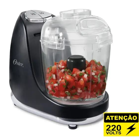 Mini Processador Oster 3320 Chrome Preto 125w - 220v