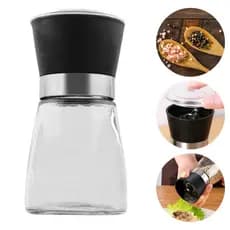 Moedor de Temperos Sal Pimenta 180 mL com 5 Niveis de Regulagem Receitas Cozinha