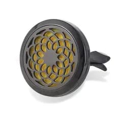Aromatizador Difusor Clipe de Carro Ar Flor de Lótus Preto