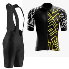Conjunto Masculino Ciclismo Bretelle e Camisa Premium TR4 Ciclista MTB