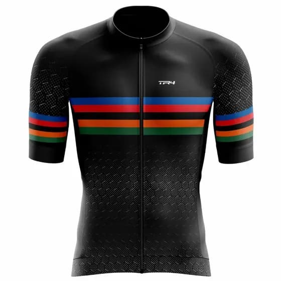 Camisa Ciclismo Masculina Blusa Premium Ciclista Zíper Total Bike Pedal MTB