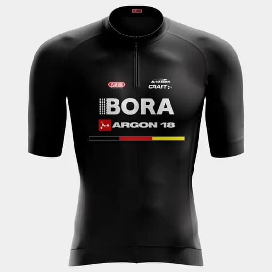 Camisa Ciclismo Masculina Bora Preta Camiseta Manga Curta Roupa Bike Pedal Mtb