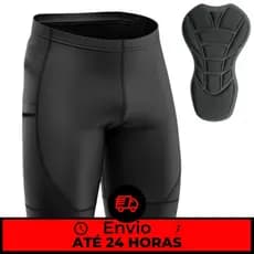 Bermuda Ciclismo Masculina Forro De Espuma Way Bike Pedal Short Almofadado Acolchoado Para Ciclista