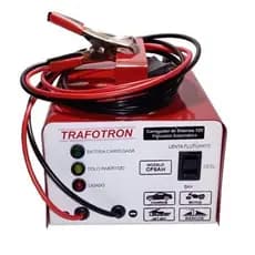 Carregador De Bateria 12v cf5 5A Moto Carro Inteligente