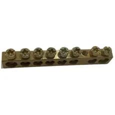 Barramento Para Quadro Disjuntor Neutro Terra 8 Furos Polos