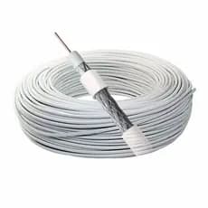 Cabo Coaxial Rge59 100 Metros Branco