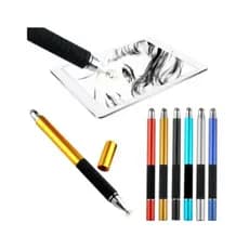 Caneta Touch Screen Ponta Fina Desenho 2 Em 1 Android Apple (PROMOÇÃO)