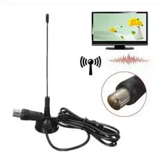 Mini Antena Universal HD Para TV DIGITAL 1,5 Metros Canal Sinal Televisão Casa Apartamento