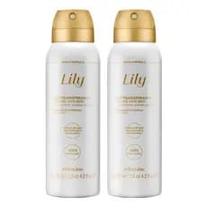 Kit 2 Lily Desodorante Antitranspirante, 75g/125ml O Boticário