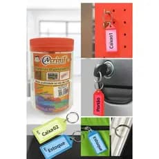 Kit Chaveiros Para Organização Coloridos – Práticos e Estilosos para Manter Suas Chaves em Ordem