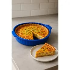 Forma de Silicone Para Quiche e Torta Assadeira Versátil - Ideal para sua Cozinha