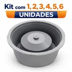 Adaptador Ralo Anti Mau Cheiro 100mm Tira Odor Anti Inseto Vedação Banheiro Porta Grelha
