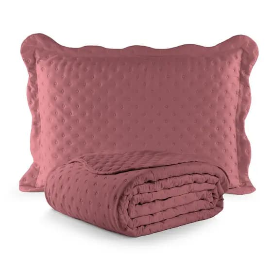 KIT COBRE LEITO COLCHA SOLTEIRO VIÚVA 02 PEÇAS MATELADO - 200 FIOS MICROPERCAL TOQUE MACIO