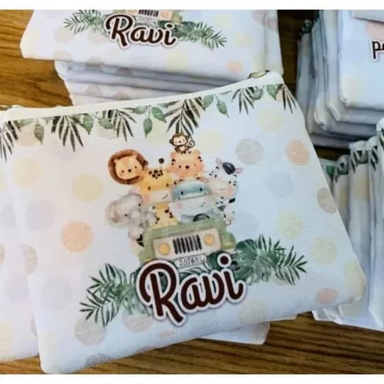 20 Necessaire Personalizada Festa Infanti / Bolsa Personalizada / Lembrancinha Personalizada Festa