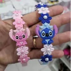 Tiara Lilo Stitch Menina Arquinho Infantil Floral / Angel / Laços infantil menina