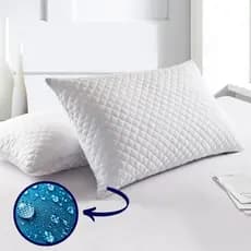 Kit C/ 2 Capas Protetora P/ Travesseiro Impermeável Matelado Ultrassônico PROMOÇÃO