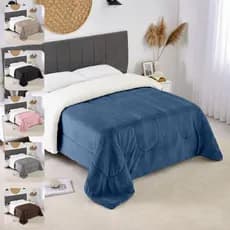 Coberdrom Casal Queen Size Edredom Dupla Face Toque lã de Carneiro Para o Inverno