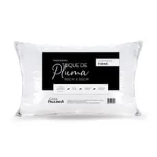 Travesseiro Pluma Suporte Firme Gigante e Confortável 90cm x 50cm -180 fios