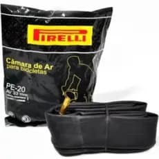 Câmara De Ar Pirelli  Aro 20 -PE Válvula Americana 33mm Mtb