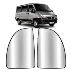 Par Lente Retrovisor Com Base Ducato 2003 A 2017 Espelho Superior