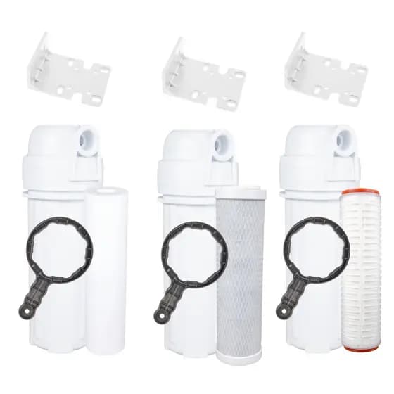 Kit Completo Filtro Água 3 Estágios Água Potável Água Pura