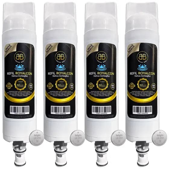 4 Refis Filtro Compatível Para Consul Purificador Filtro De Água Cpb34 Cpc31