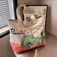 Bolsa de ombro Snoopy moda acessório personagem