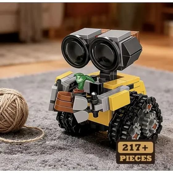 Bloco de montar Wall-e personagens 217 peças sem caixa