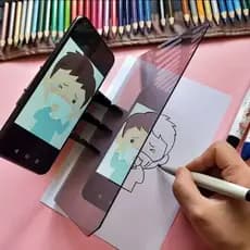 Placa de desenho infantil e adulto