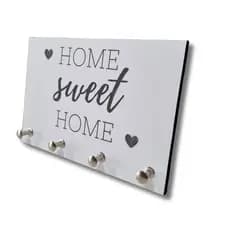 Porta Chaves Minimalista Chaveiro Pendurar Chaves - Home Sweet Home Porta Chaves Moderno