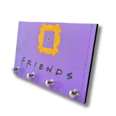 Porta chaves FRIENDS, Decoração série, nerd, geek. Porta cheves em MDF